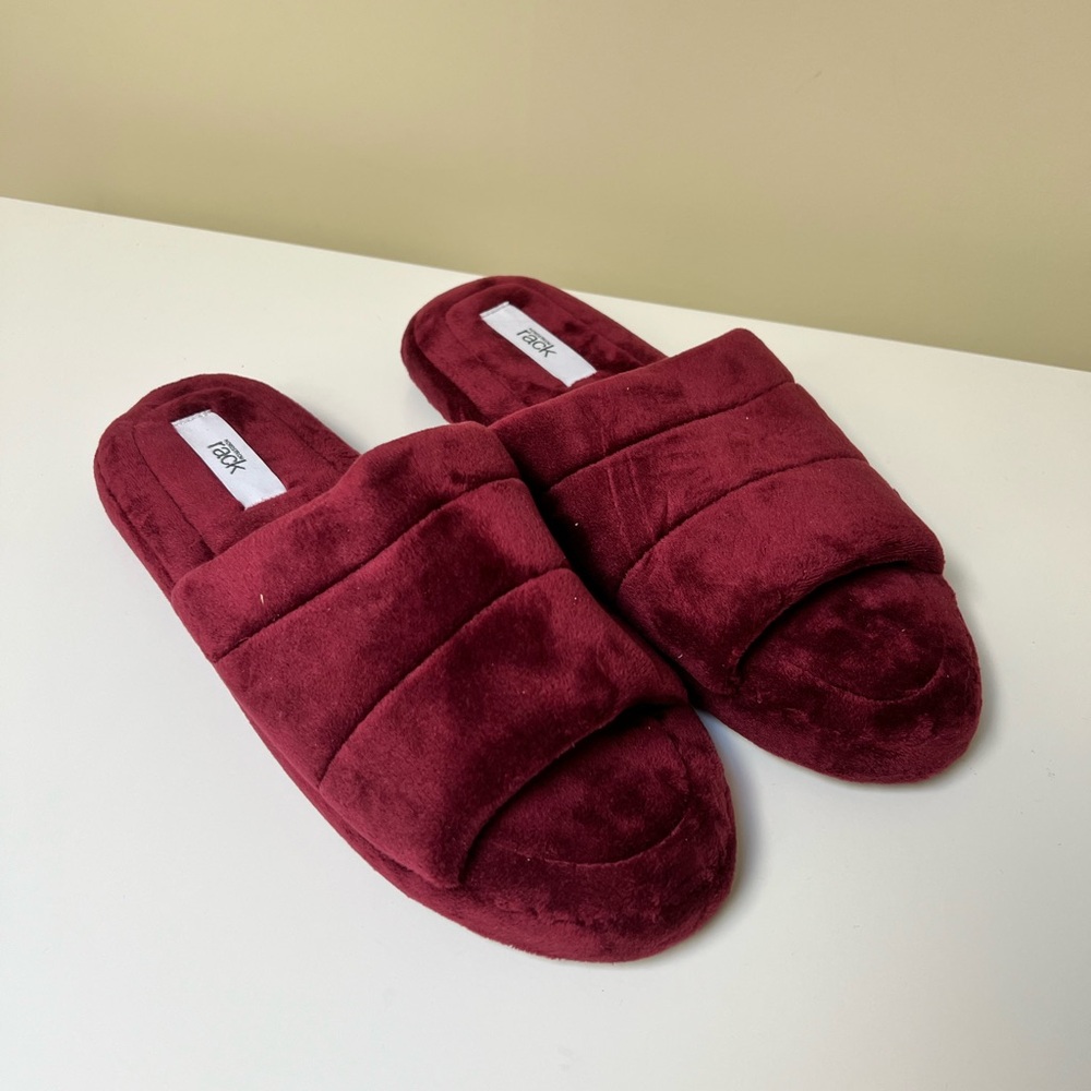 Nordstrom Rack Fluffy‎ Faux Fur Slippers XL